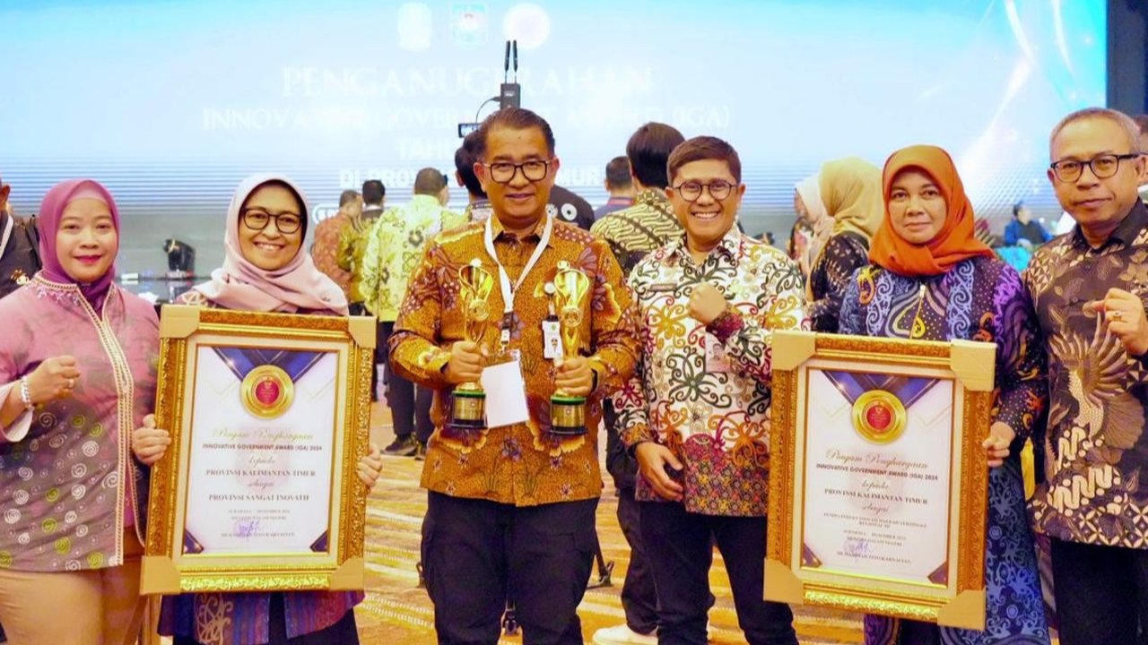 Kaltim Raih Dua Kategori Innovative Government Award 2024