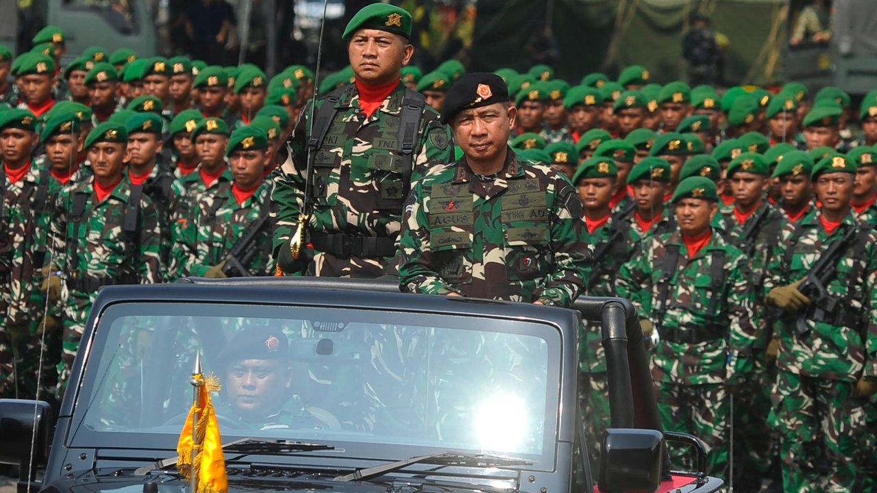 Panglima TNI Jenderal TNI Agus Subiyanto Pimpin Kenaikan Pangkat Pati TNI
