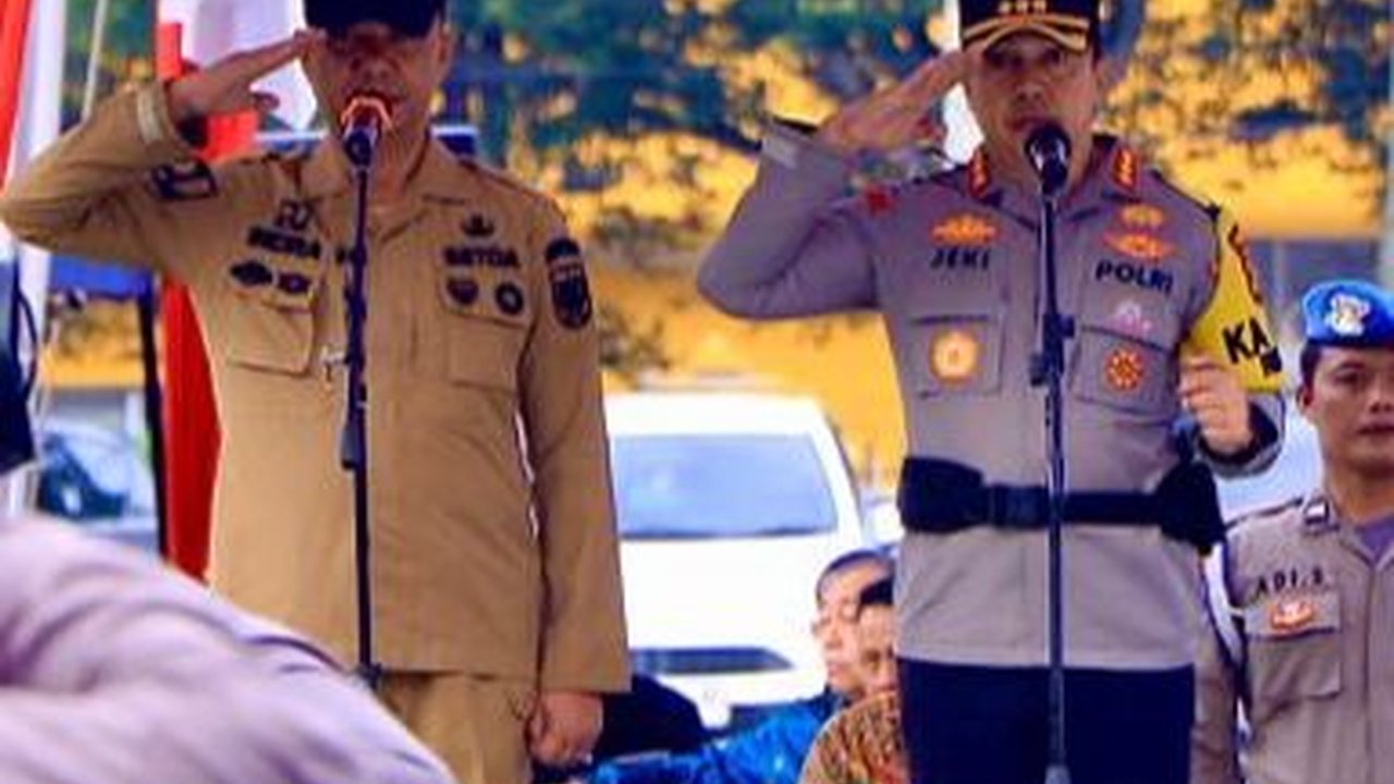 Kombes Jeki Pimpin Apel Polisi RW, Ajak Ciptakan Pemilu Damai