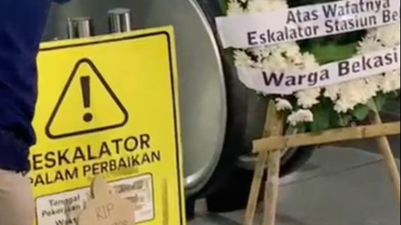 Akhirnya Terjawab, Ini Penyebab Eskalator Stasiun Bekasi Mati Sampai 100 Hari