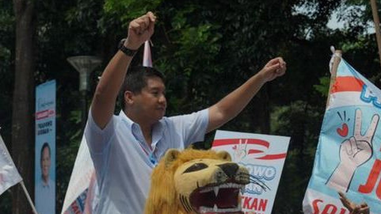 Eks Politikus PDIP Ini Gabung Gerindra, Bawa Ribuan Massa saat Kampanye Akbar Prabowo-Gibran