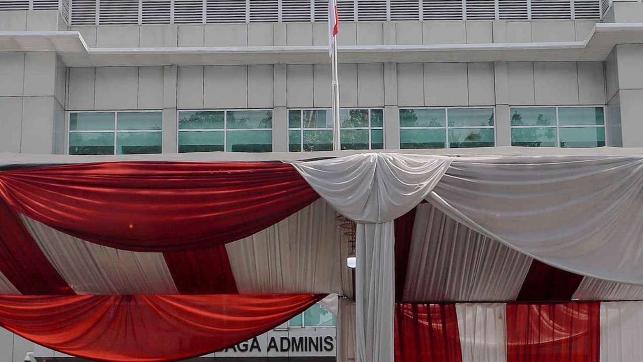 FOTO: Menengok Persiapan TPS 10 yang Akan Menjadi Tempat Coblos Presiden Jokowi