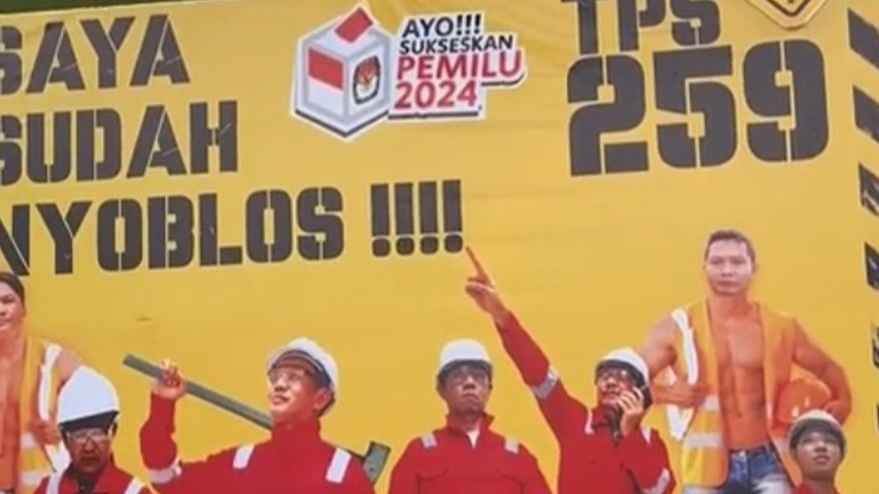 Viral TPS Usung Tema Proyek saat Gelar Pemilu 2024, Tuai Pujian Warganet