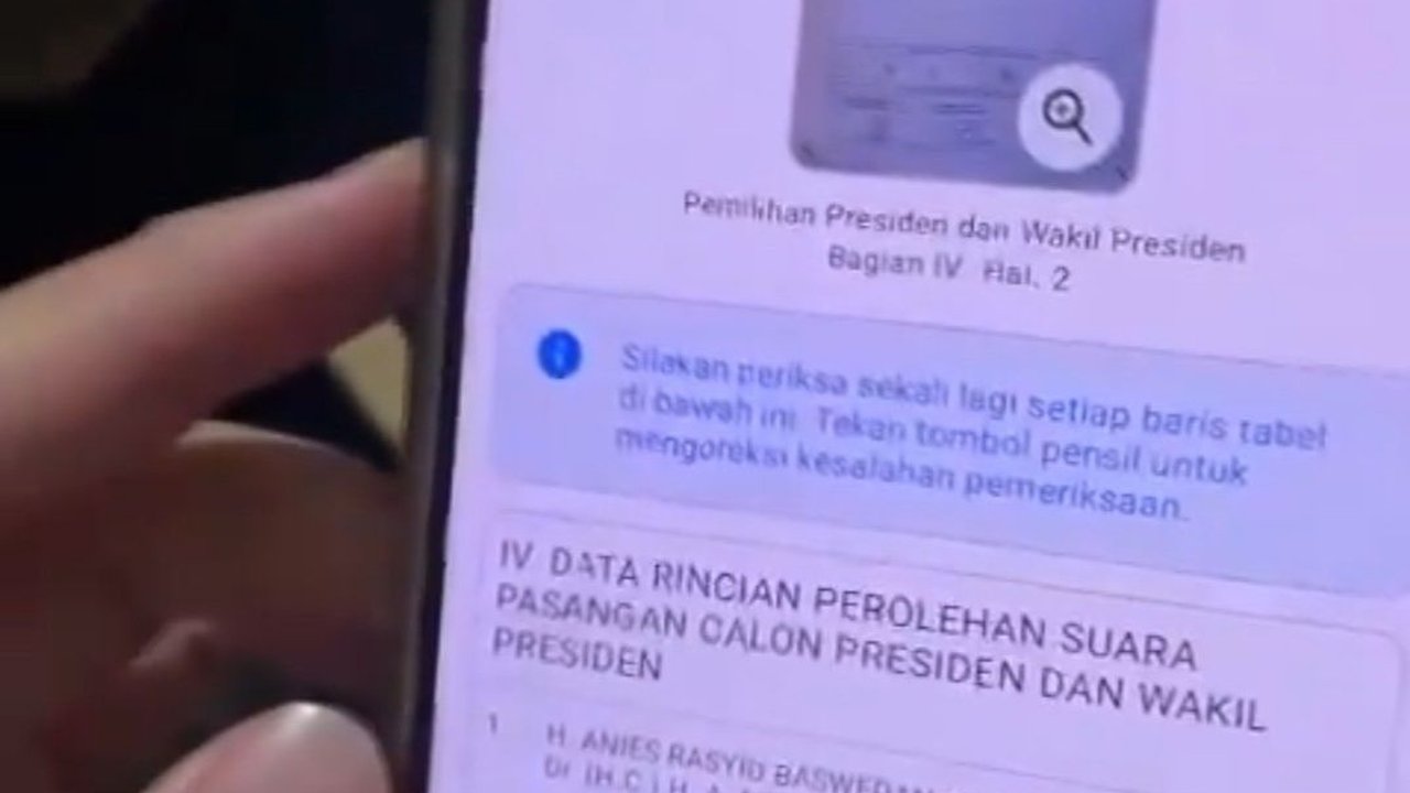 Viral Temuan Kesalahan Input Jumlah Suara di Sirekap, Bawaslu: Penentu Hasil Adalah Rekapitulasi Manual