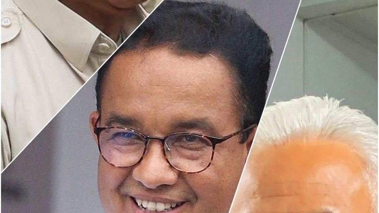 Real Count 54,91% Suara Masuk: Anies 24%, Prabowo 57%, Ganjar 18%