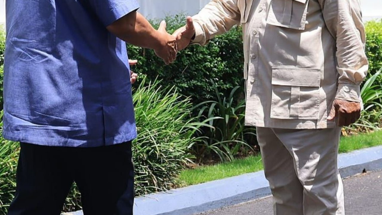 Prabowo Kunjungi SBY dan AHY di Pacitan, Ini yang Dibahas