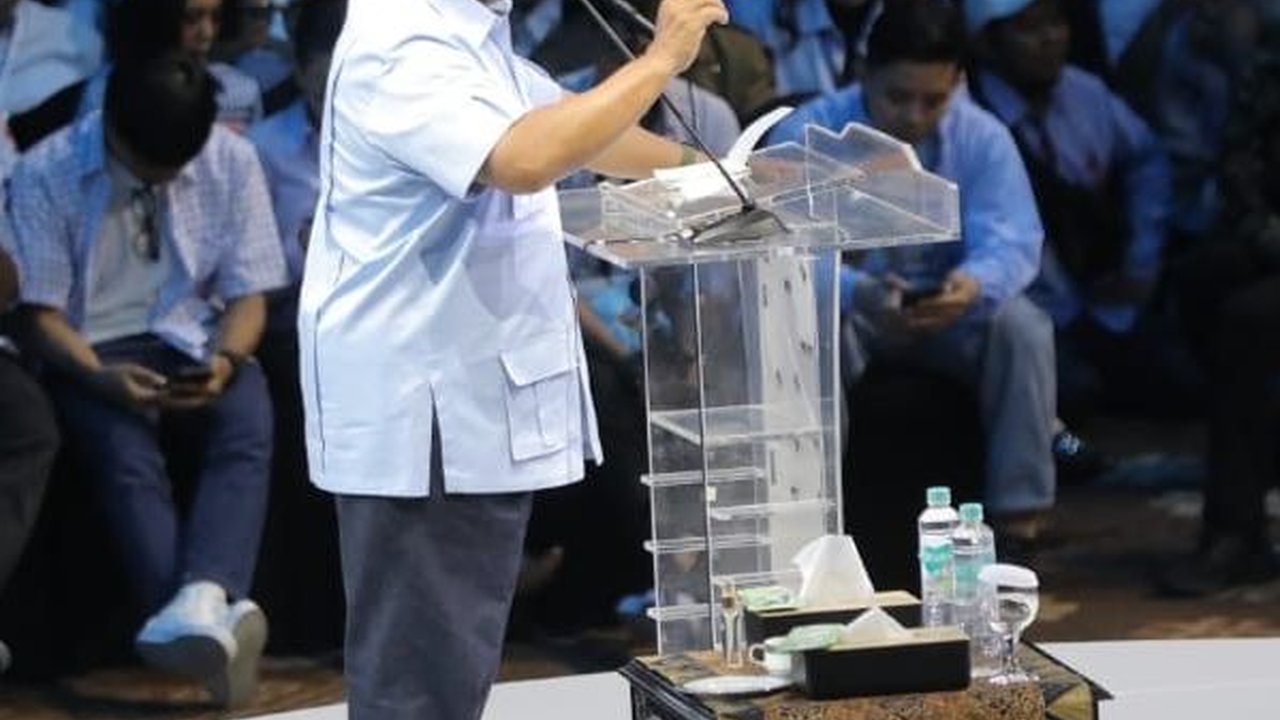 Prabowo: Kalau Bersama Anak-Anak Muda, Saya Tidak Takut Apapun