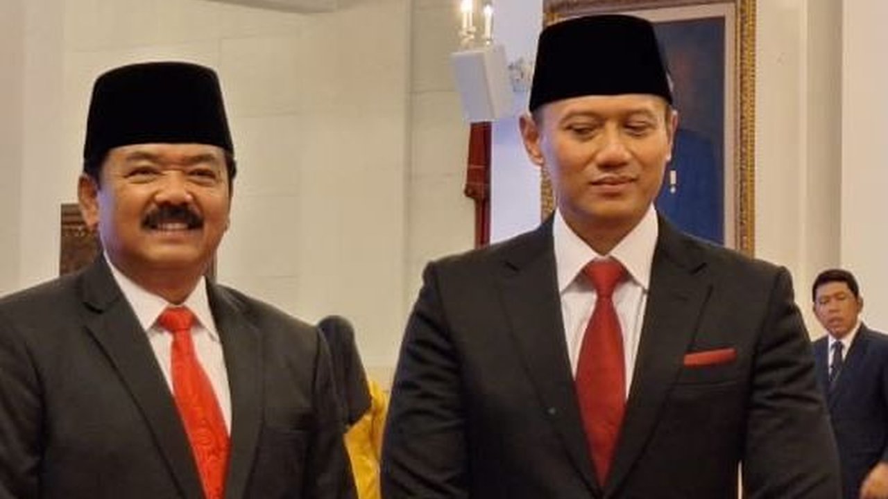 Sertijab Menteri ATR/BPN, Hadi Tjahjanto Minta AHY Gebuk Mafia Tanah