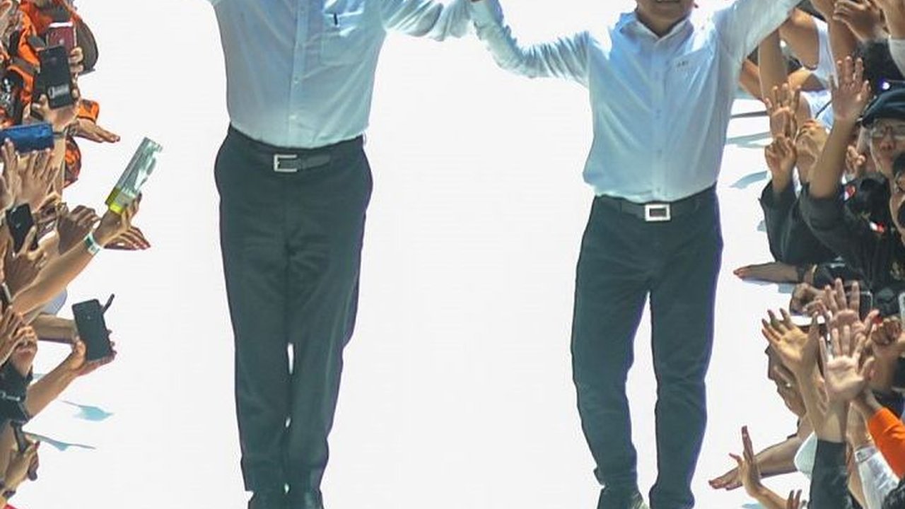 VIDEO: Saat Anies Ajak Cak Imin Bareng Bilang 'Saya Terus di Jalan Perubahan'