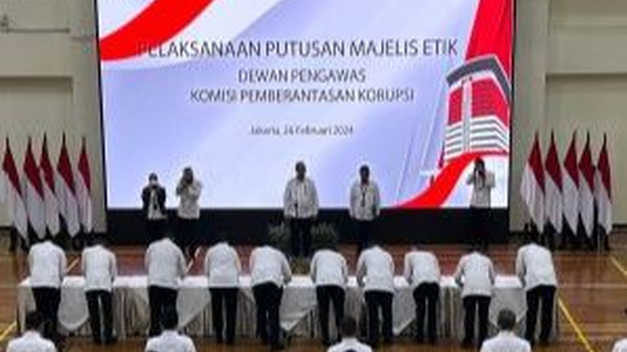 Dieksekusi, 78 Pegawai KPK Serentak Minta Maaf Terlibat Pungli di Rutan