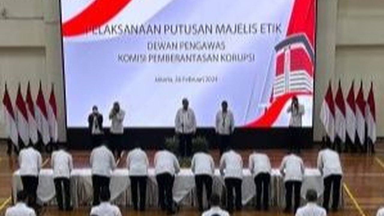 Usai Minta Maaf, 78 Pegawai KPK Terlibat Pungli Terancam Sanski Disiplin