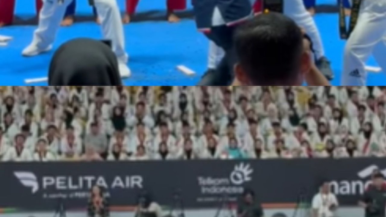 Aksi Keren Jenderal TNI Keluarkan Jurus Taekwondo, Bikin Kagum Semua Bersorak