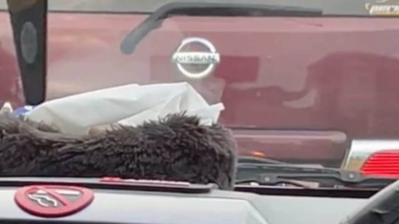 Bawa Istri Habis Operasi Caesar, Mobil yang Melaju Pelan Ini Pasang Tulisan Menyentuh di Belakang Kaca