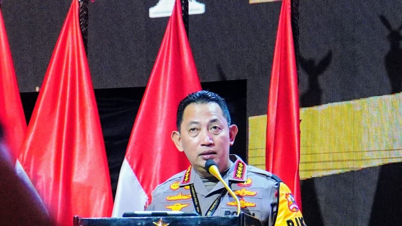 Kapolri Tekankan Persatuan-Kesatuan Modal Utama Wujudkan Indonesia Emas 2045 di Rapim Polri