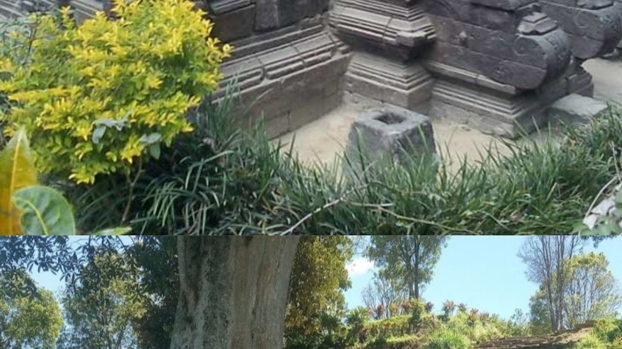 Sensasi Mengunjungi Candi Gambar Wetan, Letaknya di Perbukitan Dekat Penampungan Lahar Gunung Kelud