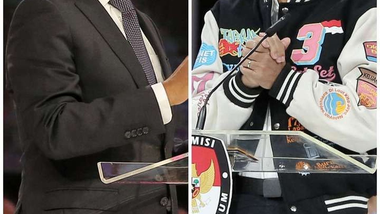 FOTO: Momen Anies dan Ganjar Kompak Kritik Bagi-Bagi Bansos di Debat Capres Terakhir