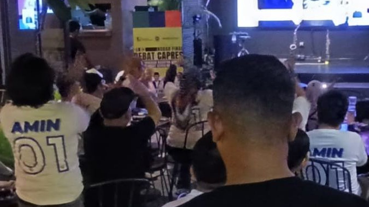 Awal Mula Pendukung 01 dan 03 Nobar Debat Capres: Kesamaan Tujuan Antisipasi Ancaman Demokrasi