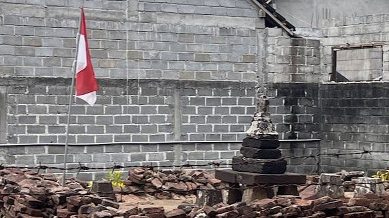 Potret Candi Bacem, Dulu Bangunan Megah Zaman Majapahit Kini Tersisa Tumpukan Batu Bata