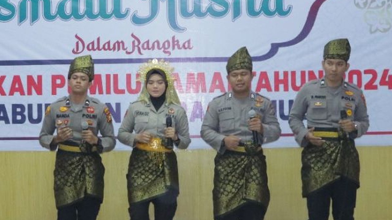 Perkuat Mental dan Iman Personel Pengamanan TPS, Polres Inhu Beri Bekal Ini