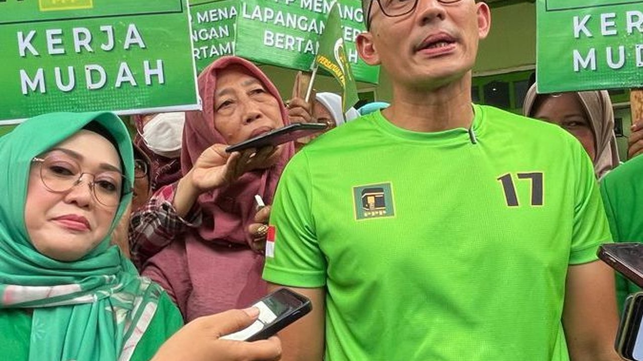 Elektabilitas PPP di Bawah 4 Persen, Sandiaga Uno Turun Gunung ke Jatim