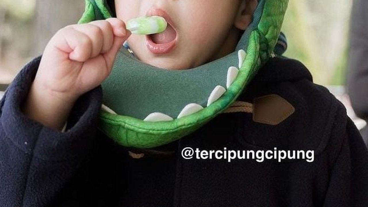 11 Potret OOTD Rayyanza 'Cipung' di Jepang Selalu Modis dengan Barang Branded, Pakai Topi Dinosaurus Gemas Abis