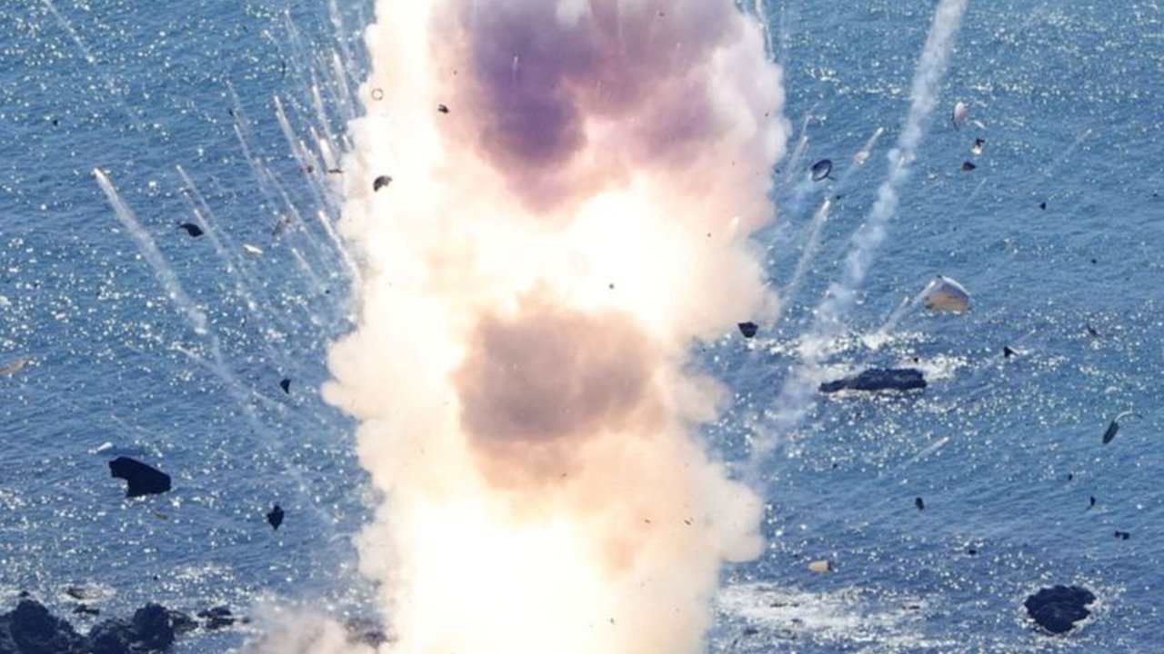 FOTO: Penampakan Roket Space One Jepang Meledak Sesaat Setelah Diluncurkan