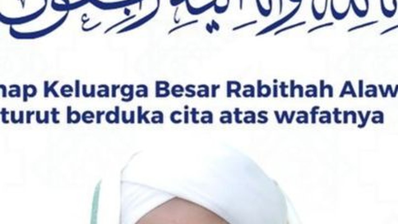 Profil Habib Hasan Bin Ja'far Assegaf, Pendiri Majelis Nurul Musthofa yang Wafat di Usia 47 Tahun