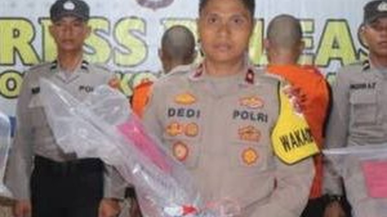 Tak Terima Ditegur saat Pesta Miras, Dua Pemuda di Konawe Selatan Bacok Polisi