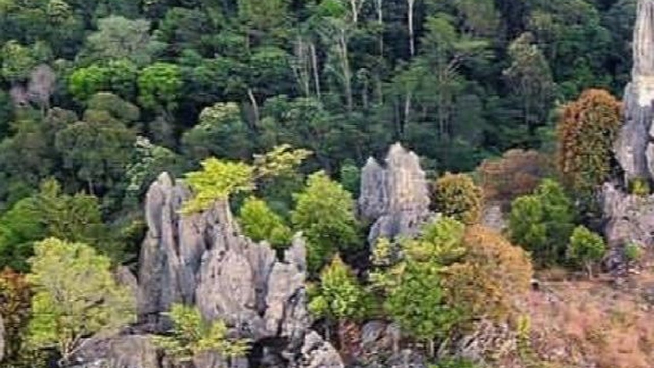 Pesona Batu Runciang di Sawahlunto, Kumpulan Bebatuan Karst Berbentuk Unik yang Instagramable