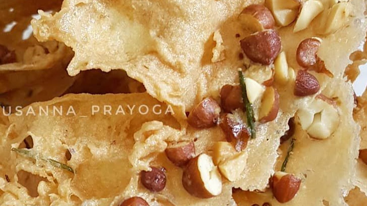 Cara Buat Peyek Super Tipis dan Kriuk, Minim Serap Minyak