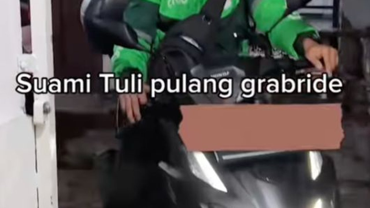 Viral Momen Driver Ojol Tunarungu Pulang Kerja Disambut Keluarga, Doa Anaknya Curi Perhatian
