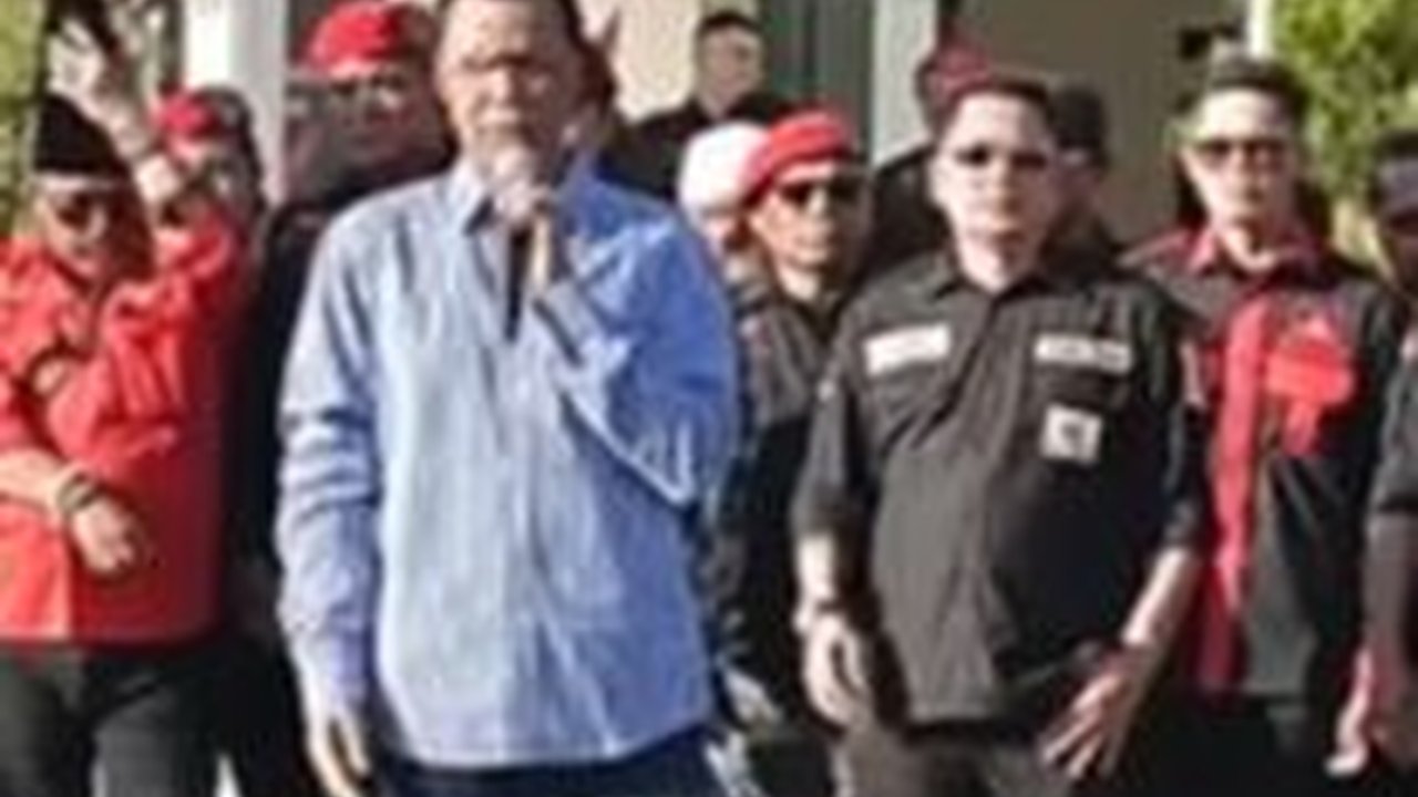Depan Pasukan Baret Merah, Hercules Lantang Bicara 
