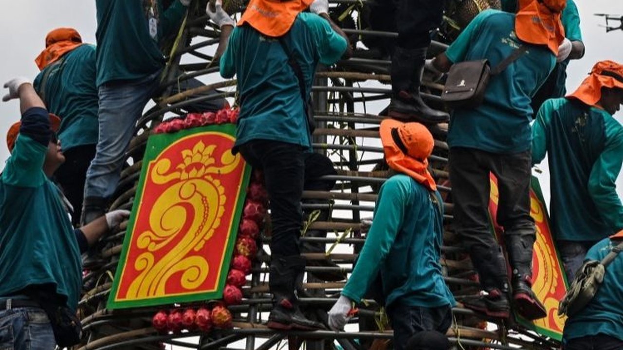 FOTO: Melihat Festival Kenduren Wonosalam 2024 di Jombang yang Bisa Bikin Penggemar Buah Durian Mengiler!