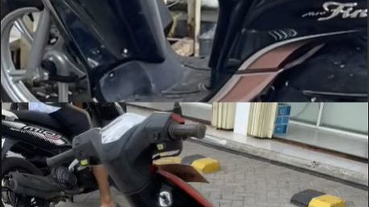 Tak Takut Dicuri, Perempuan Ini Tunjukkan Kompaknya Pengendara Motor Tinggalkan Kendaraan Tanpa Cabut Kunci