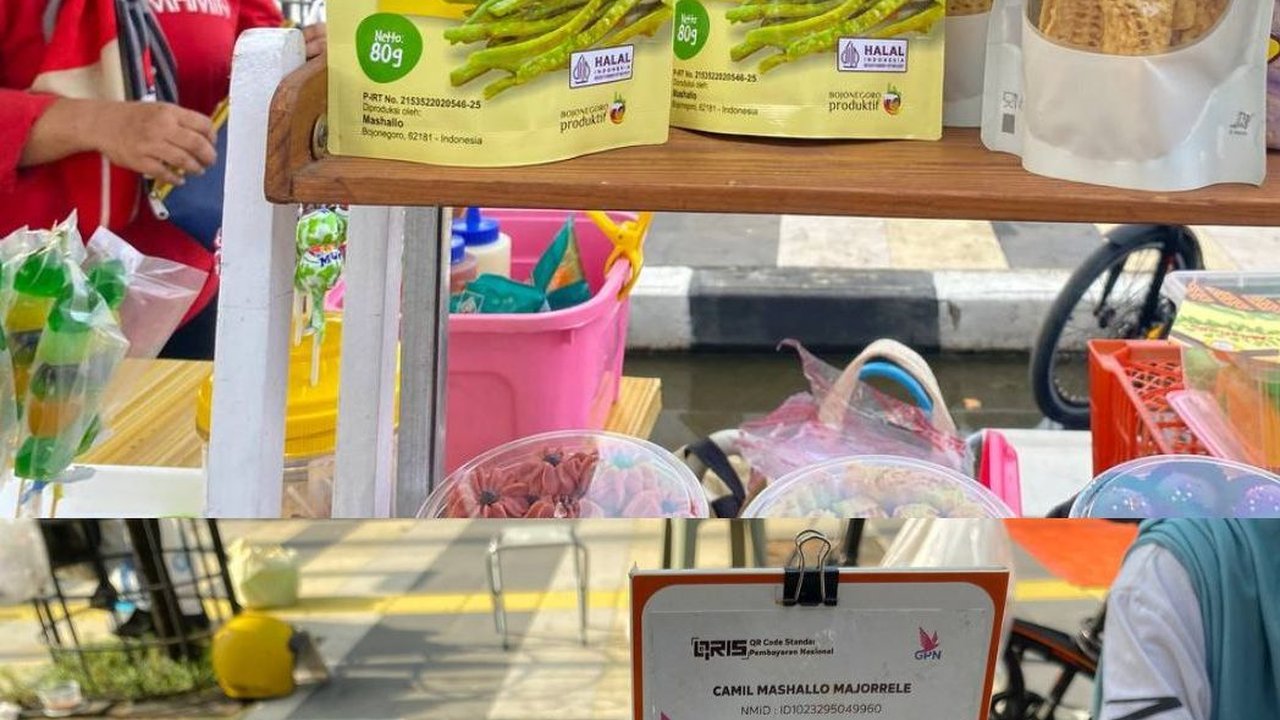 Serunya Berburu Kuliner di Bojonegoro, Beli Stik Daun Kelor hingga Pentol Makin Praktis Pakai QRIS