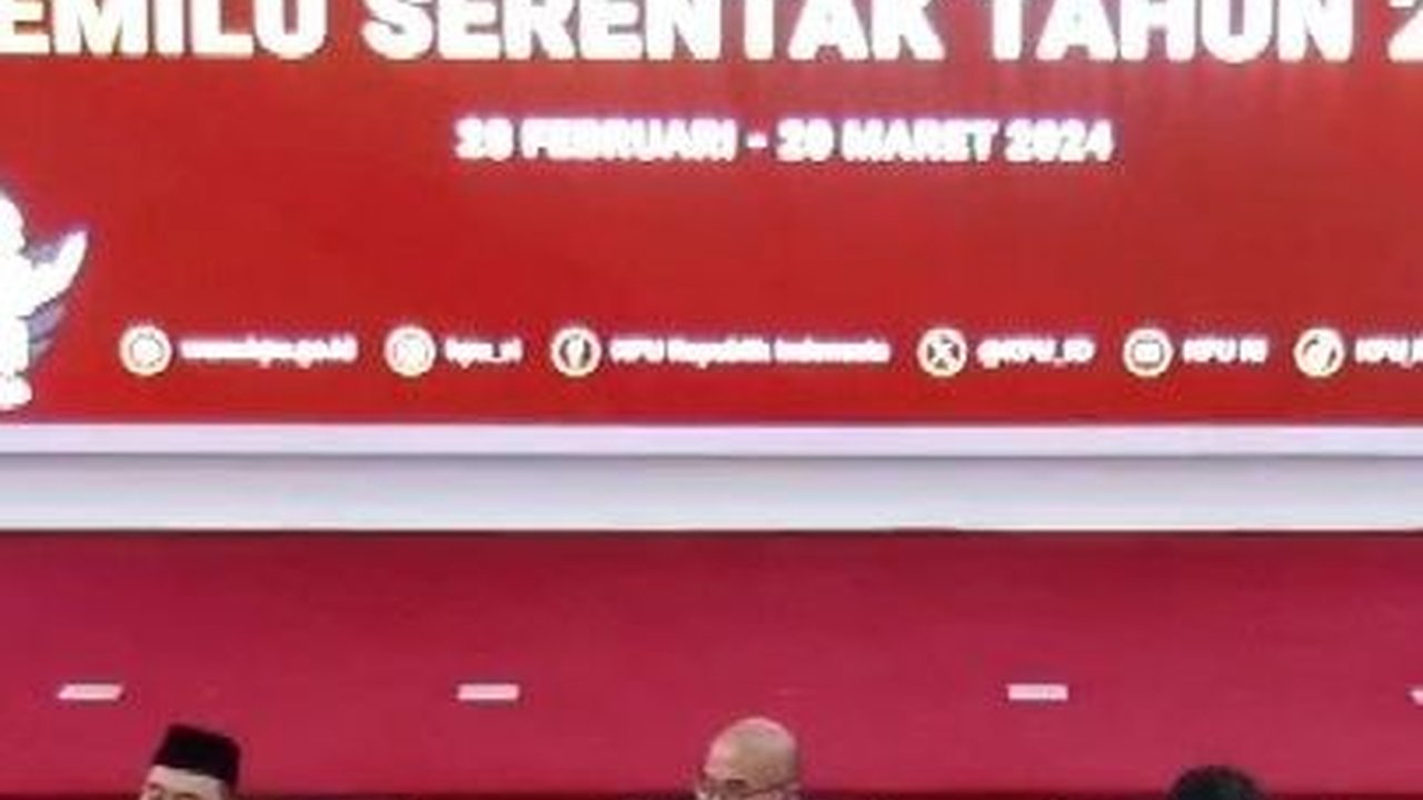 KPU Gelar Rapat Pleno Rekapitulasi Tingkat Nasional, Yogyakarta Jadi Provinsi Pertama Dibacakan