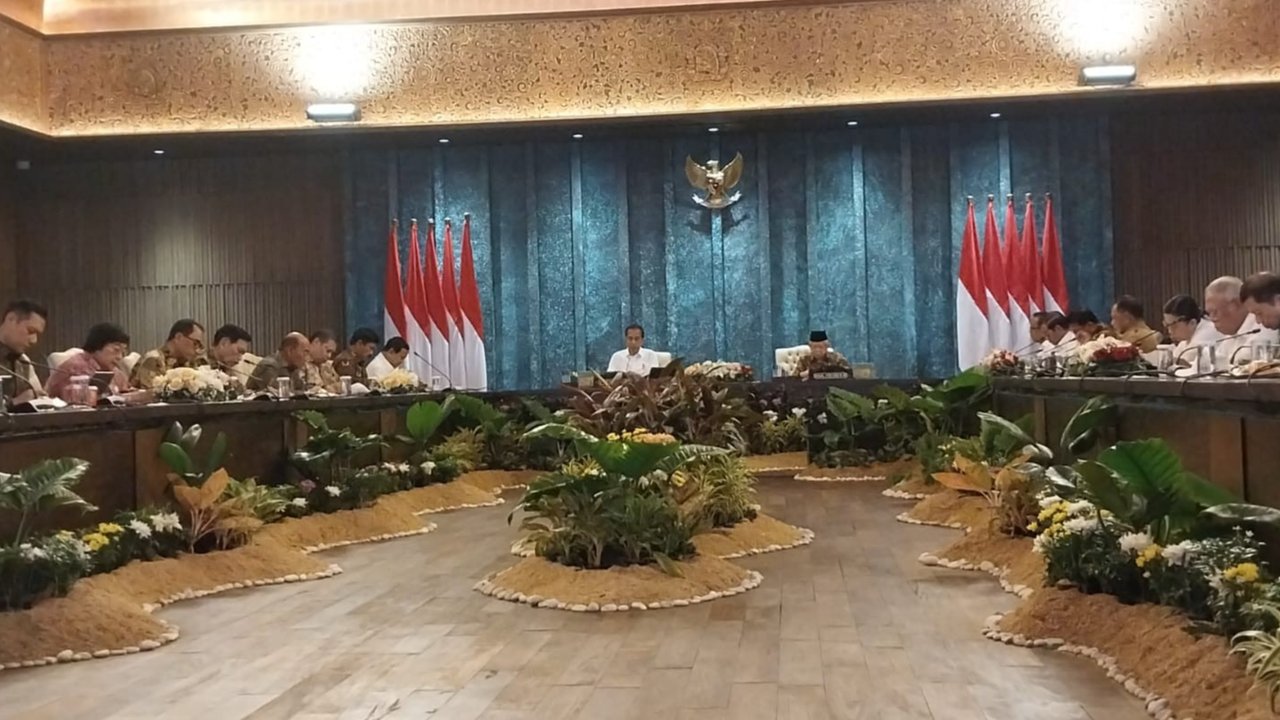 Ruangan Sidang Kabinet Paripurna di IKN