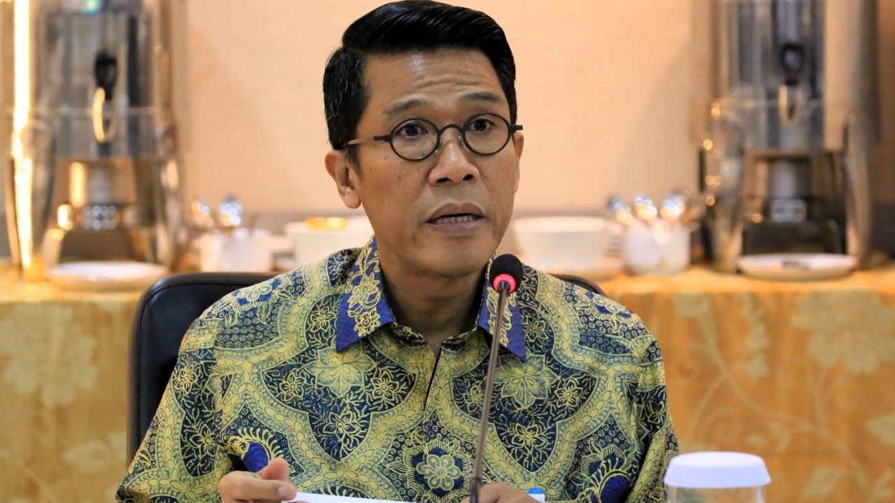 Anggota Komisi XI DPR Mukhamad Misbakhun menyampaikan kesimpulan dan rekomendasi pada saat menjalani uji kepatutan dan kelayakan atau fit and proper test calon anggota BPK RI di Dewan Perwakilan Daerah (DPD), Kompleks Parlemen Senayan, Jakarta. (Foto: Istimewa).