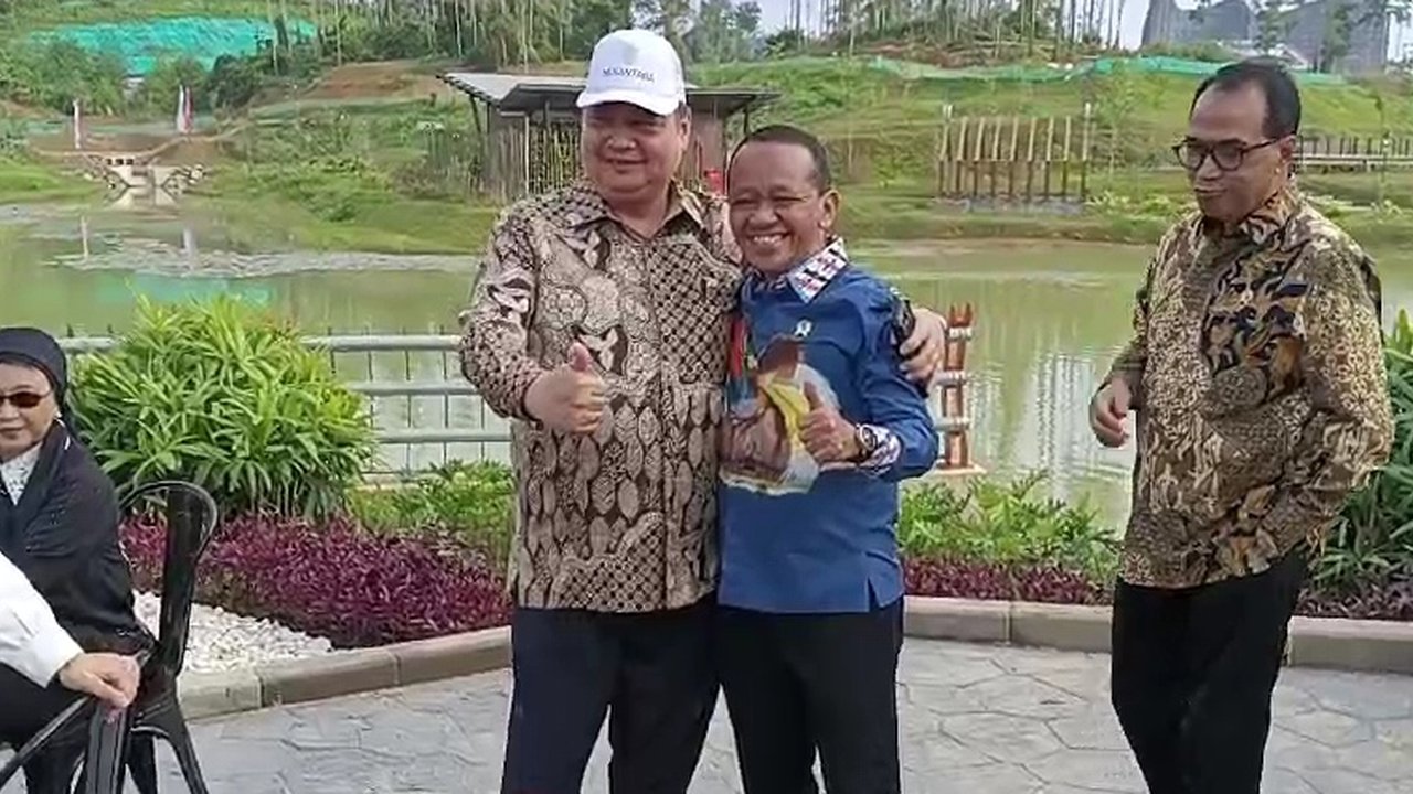 Airlangga dan Bahlil di IKN