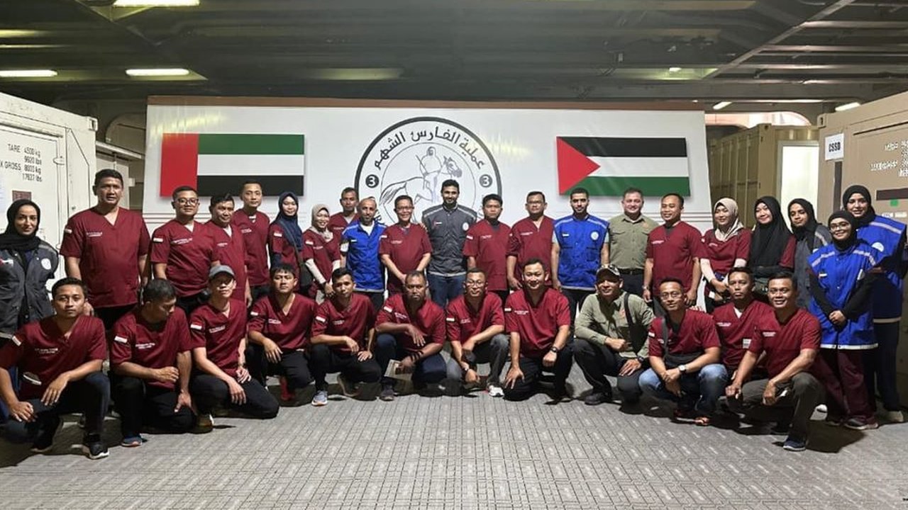 Nakes TNI di Uni Emirat Arab