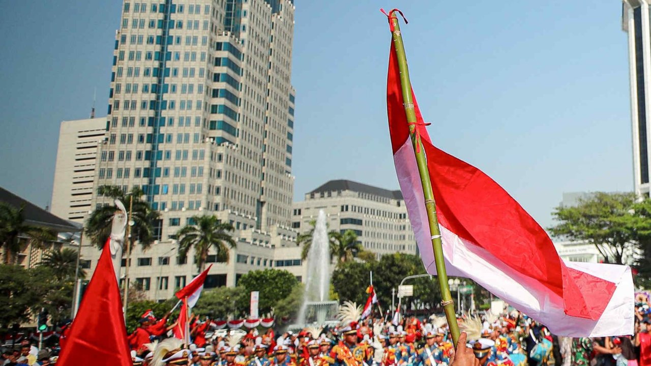 Ilustrasi bendera Indonesia. (Sumber foto: Pexels.com)