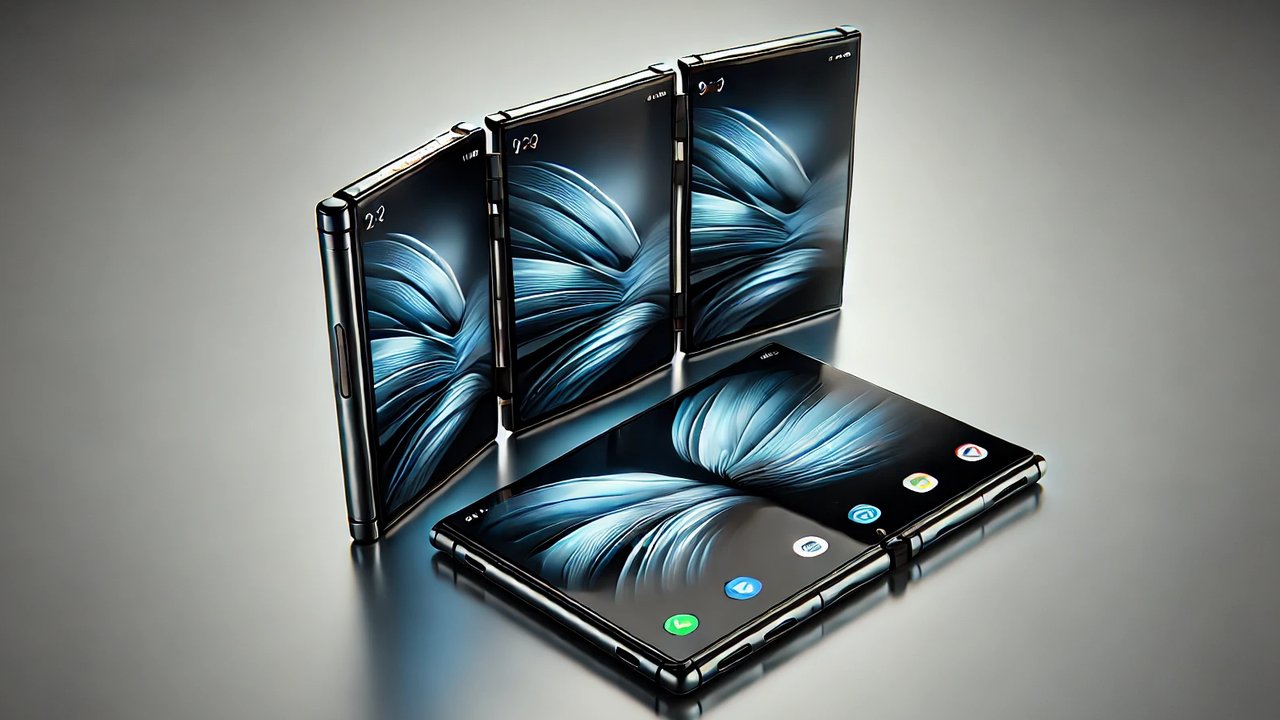 Huawei terlihat menguji ponsel lipat tri-fold pertama di dunia, memiliki dua engsel dan layar 10 inci, meski masih berupa prototipe.