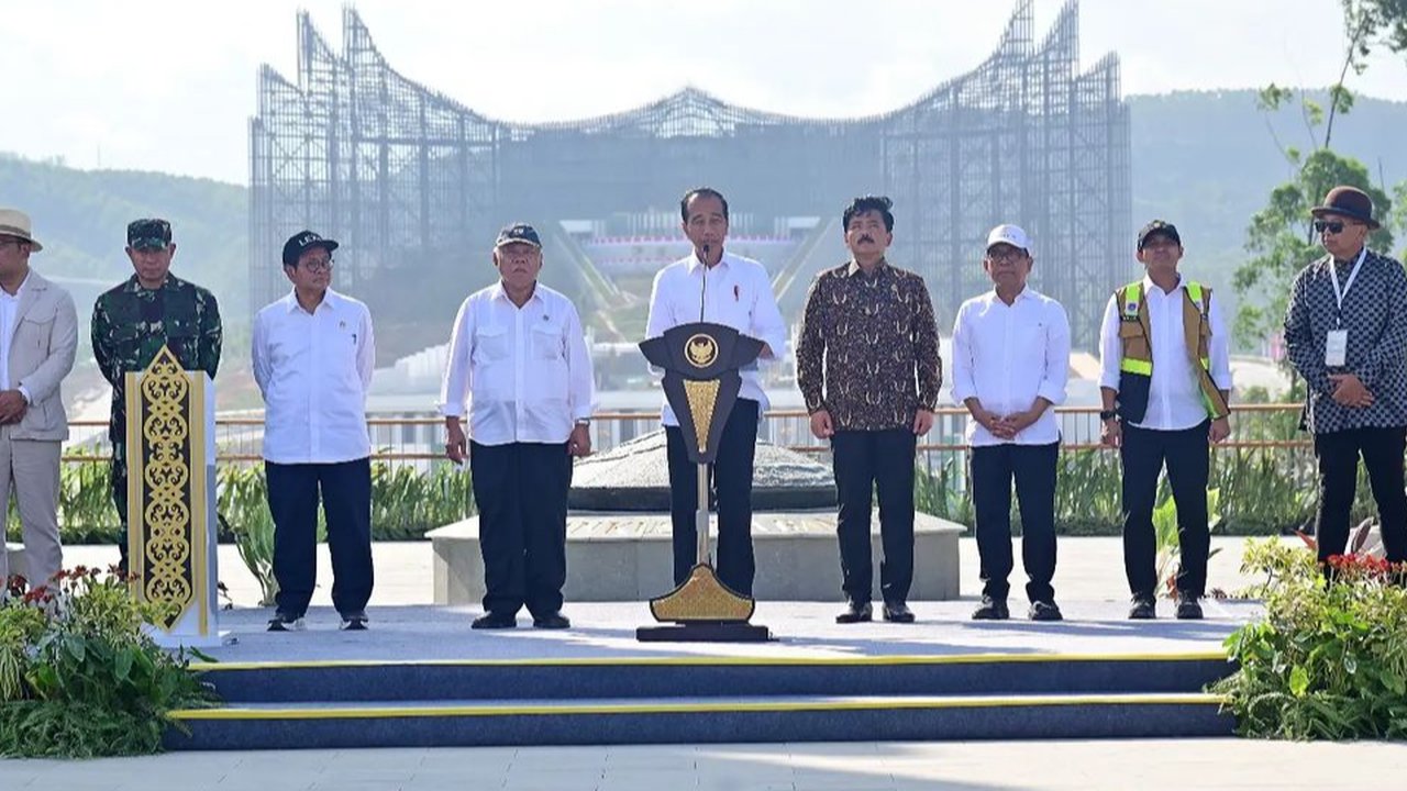 Jokowi sidang kabinet di IKN
