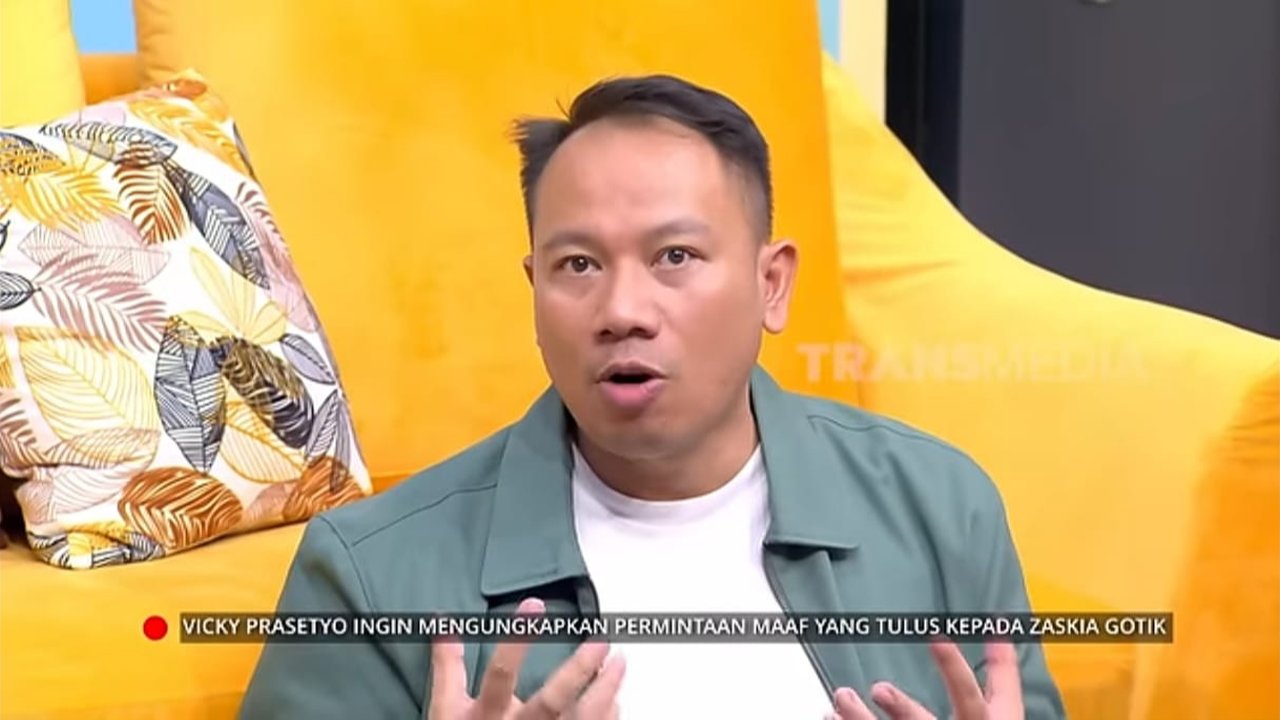 Lama Tidak Bertemu, Vicky Prasetyo Ingin Minta Maaf Kepada Zaskia Gotik 'Dulu Belum Pernah Selesai'