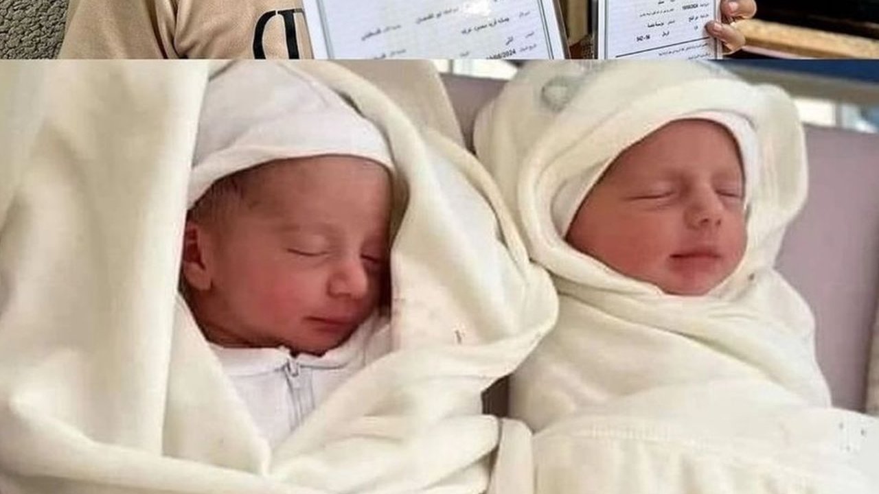 bayi kembar gaza