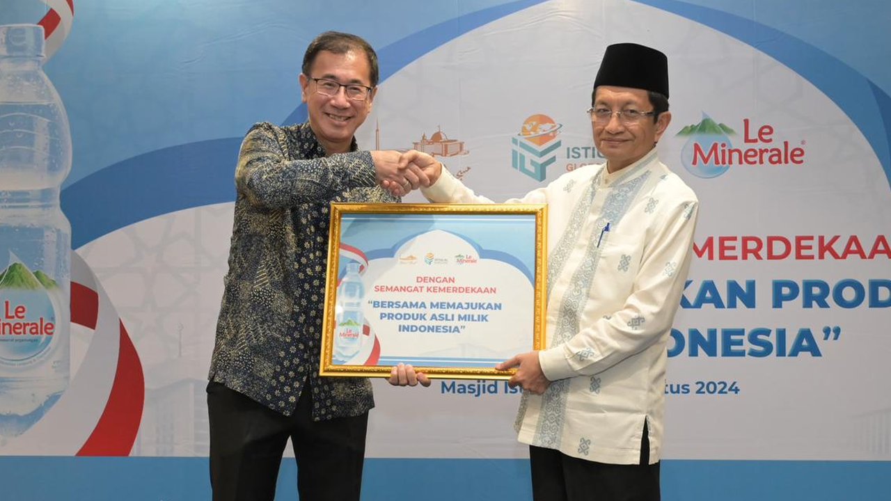 Kolaborasi Le Minerale dan Masjid Istiqlal.