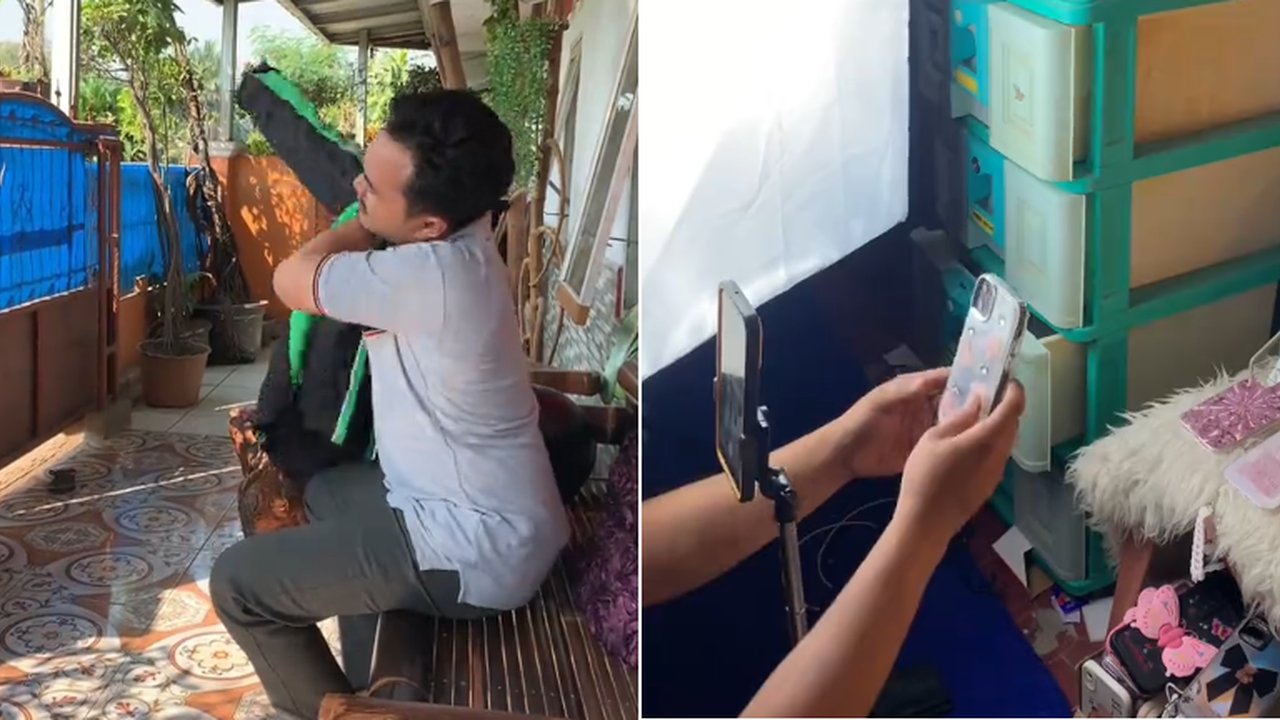 Jadi Ojol hingga Jualan Live di TikTok setelah Mengajar, Aksi Pria Ini Curi Perhatian