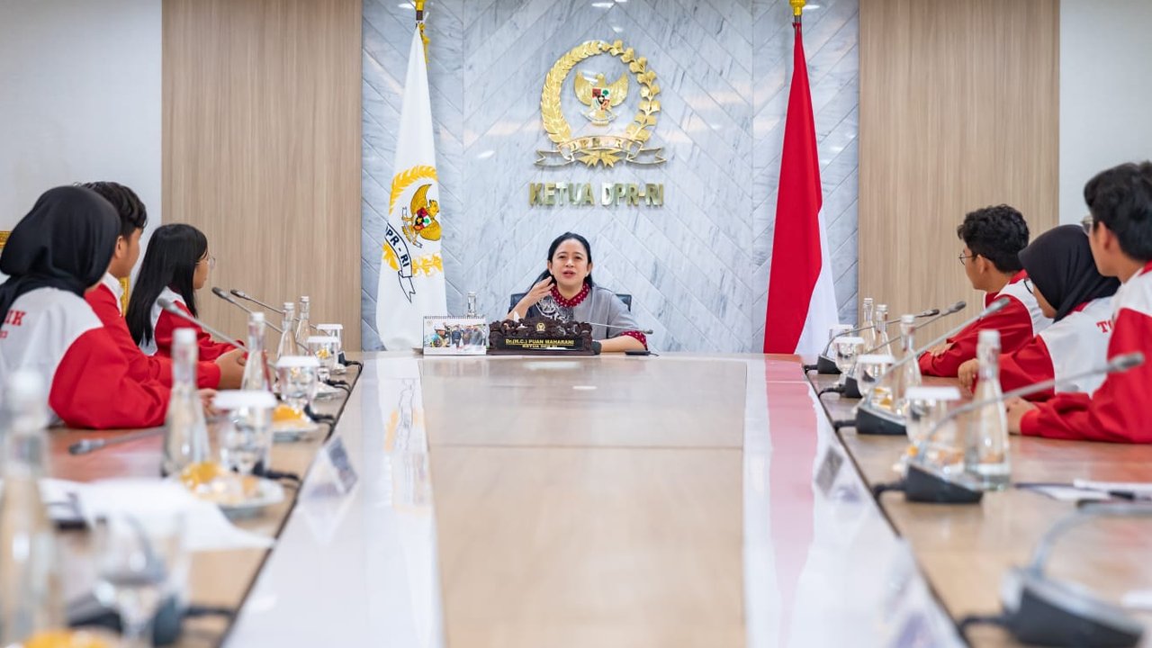 Audiensi Puan Maharani dengan Parlemen Remaja