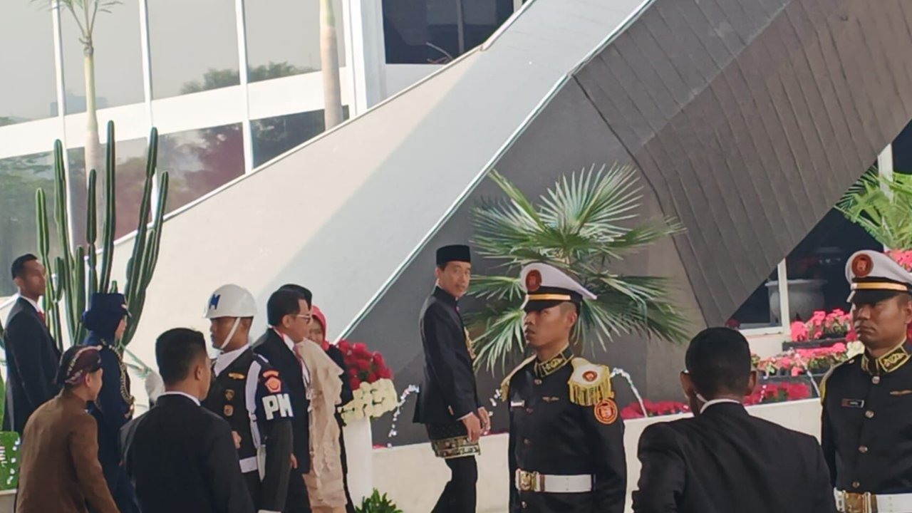 Presiden Jokowi hadiri sidang tahunan MPR