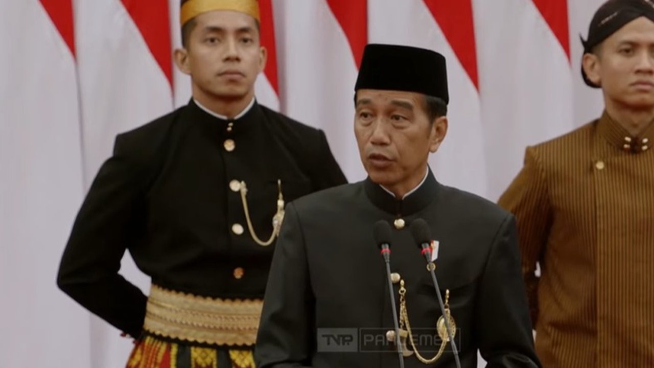 Presiden Jokowi Pidato di DPR/MPR Jelang Upacara HUT ke-79 RI
